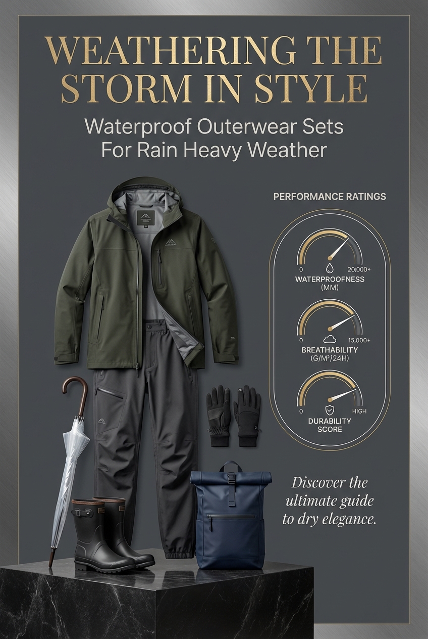 Waterproof Outerwear Sets For Rain Heavy Weather - photo 3