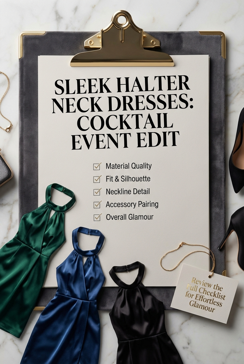 Sleek Halter Neck Dresses For Cocktail Events - photo 5