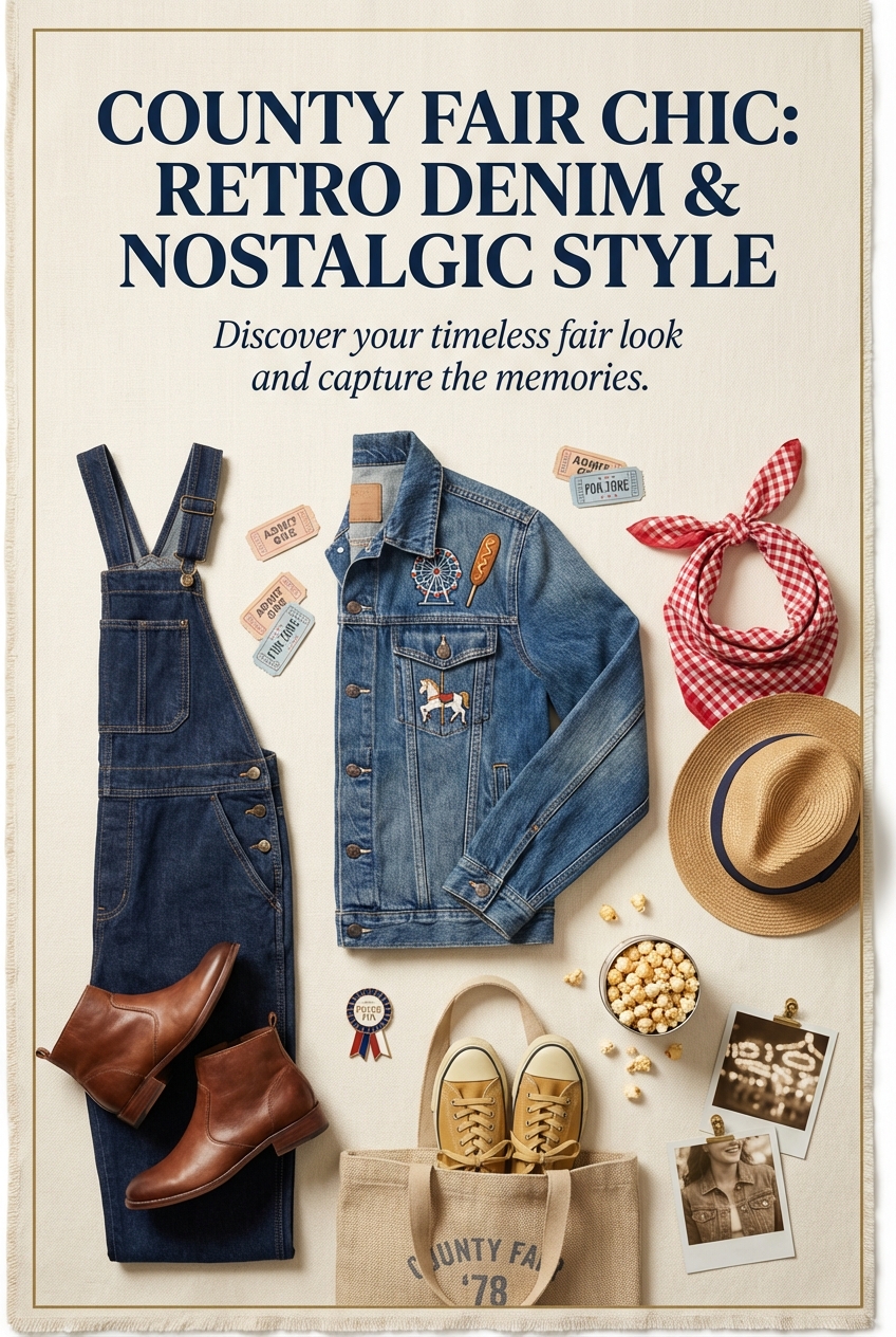 Fun County Fair Attire With Retro Denim Jackets Nostalgic Style For Timeless Memories - photo 4