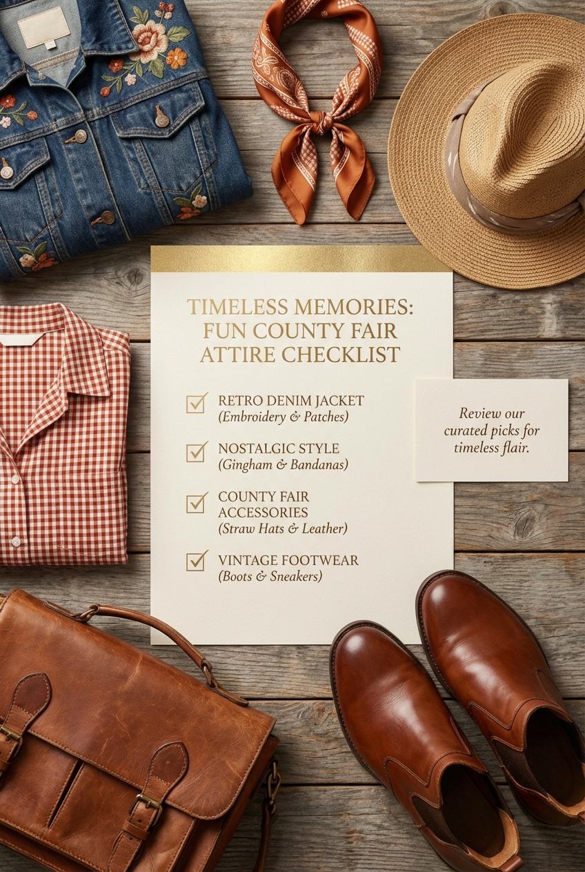 Fun County Fair Attire With Retro Denim Jackets Nostalgic Style For Timeless Memories - photo 5