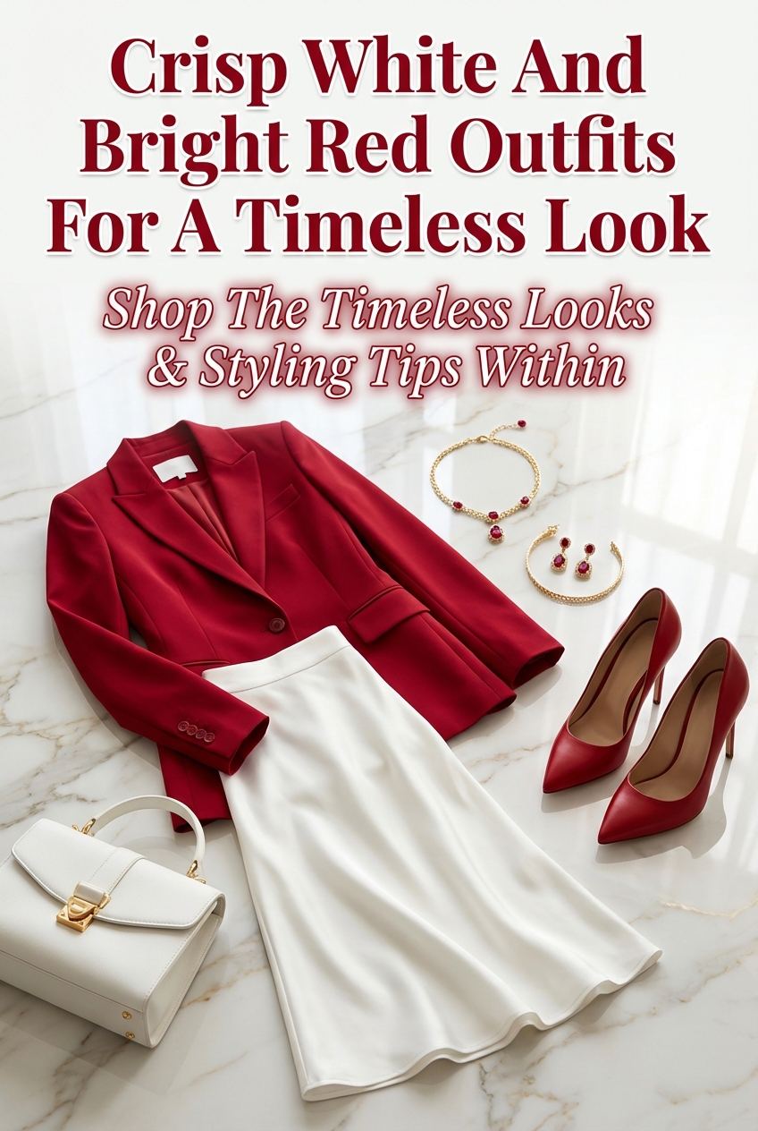 Crisp White And Bright Red Outfits For A Timeless Look - photo 2