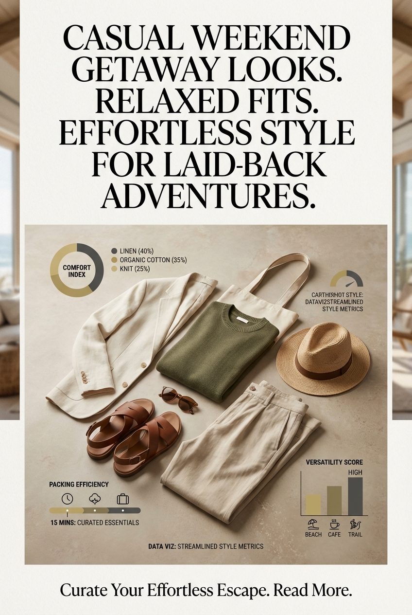 Casual Weekend Getaway Looks With Relaxed Fits Effortless Style For Laid Back Adventures - photo 3