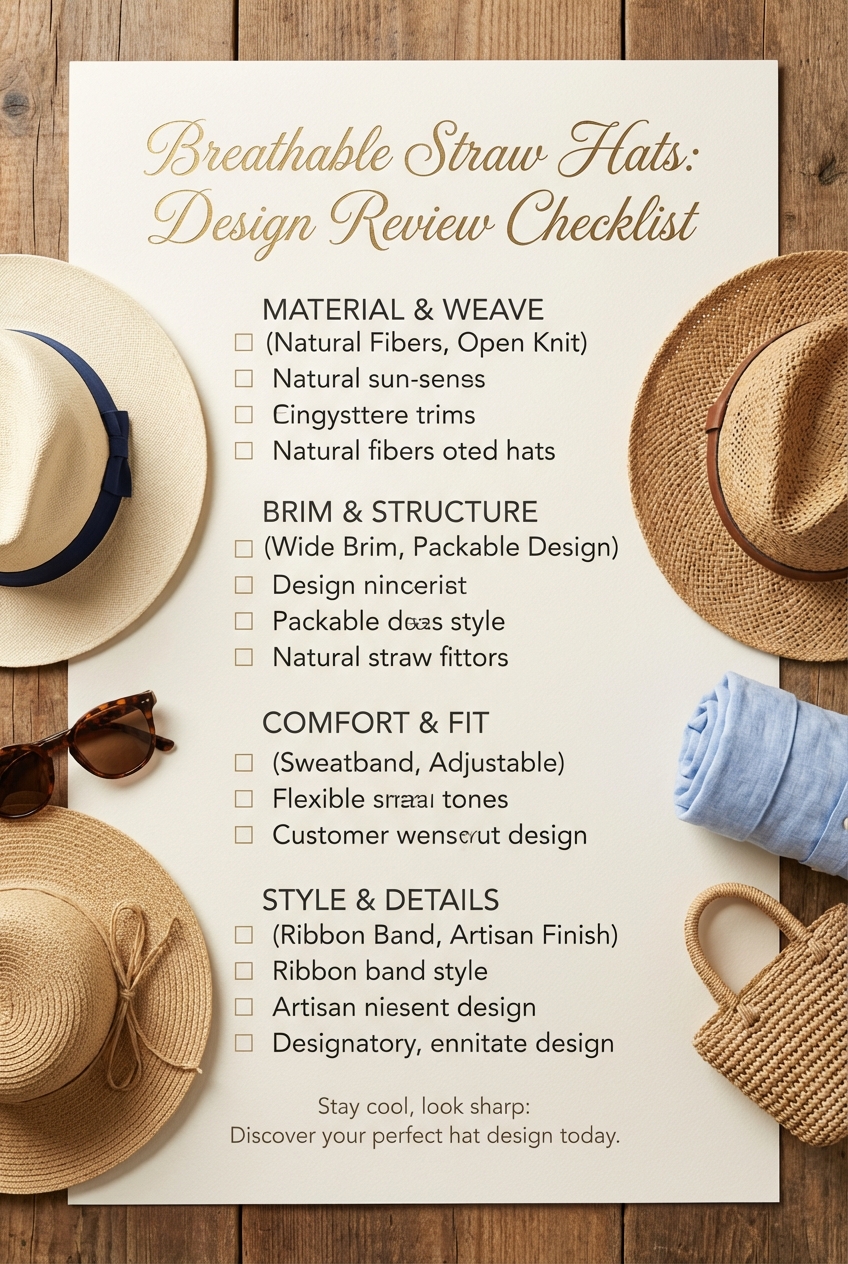 Breathable Straw Hats For Bright And Hot Days - photo 5
