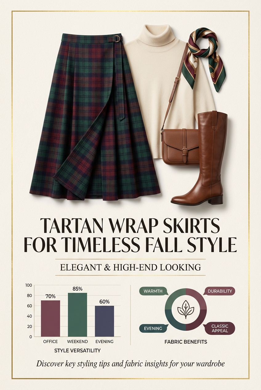 Tartan Wrap Skirts For Timeless Fall Style - photo 3