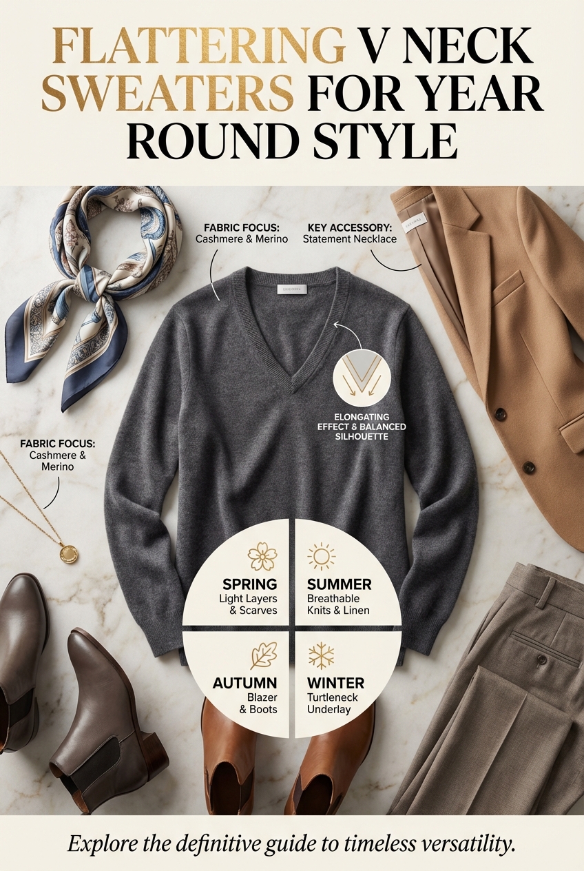 Flattering V Neck Sweaters For Year Round Style - photo 3