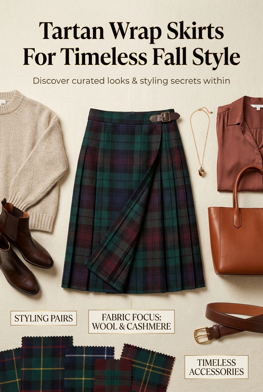 Tartan Wrap Skirts For Timeless Fall Style - photo 4