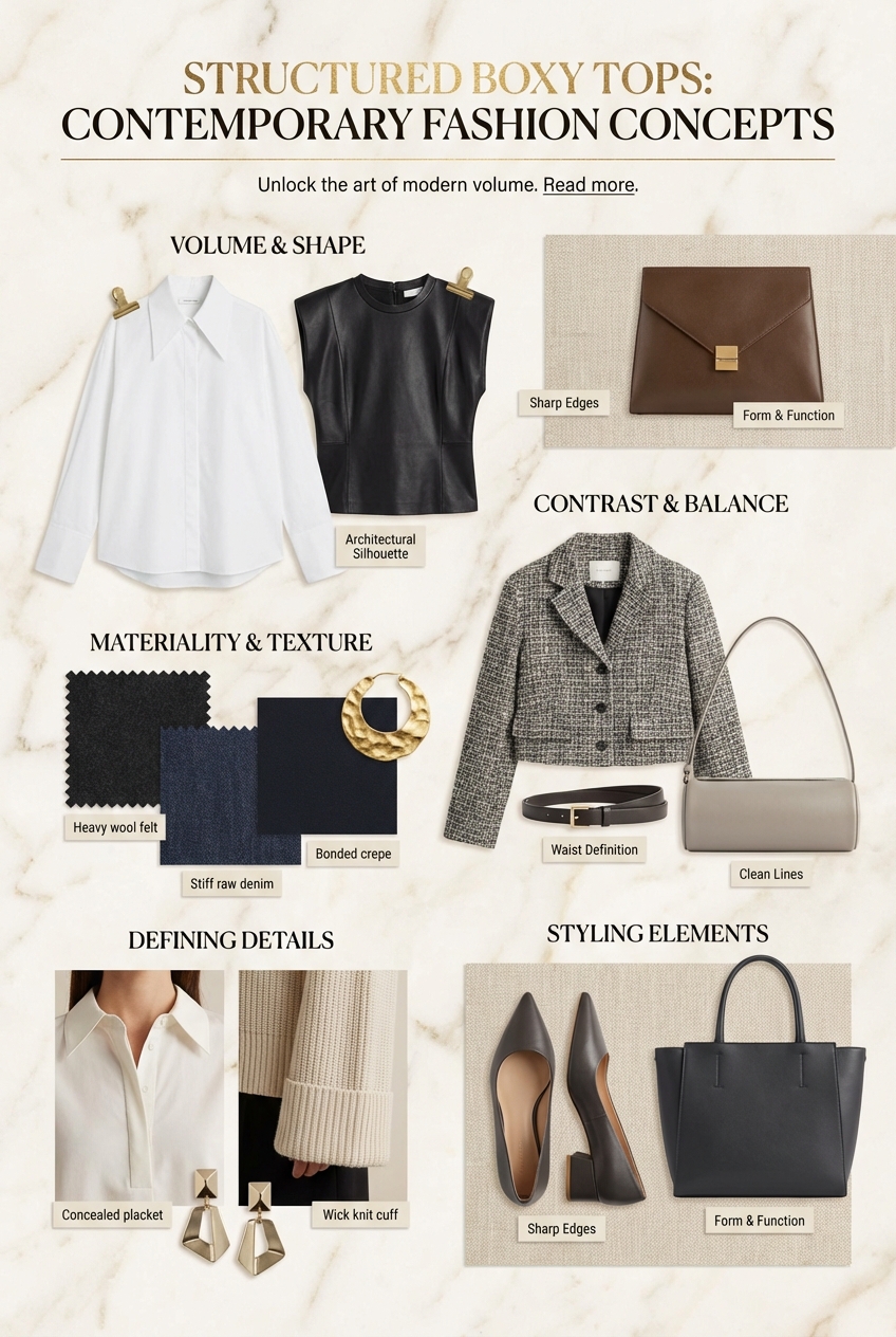 Structured Boxy Tops For Contemporary Fashion - photo 4