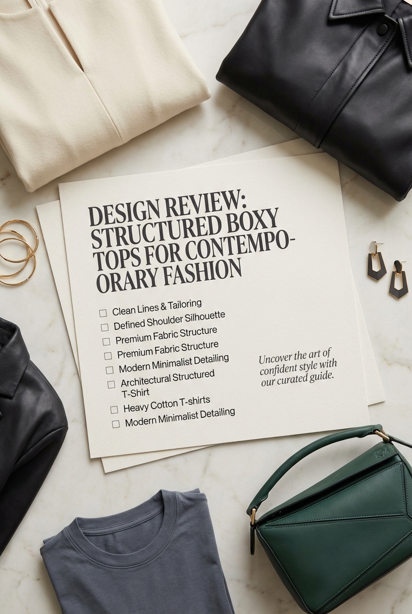 Structured Boxy Tops For Contemporary Fashion - photo 5