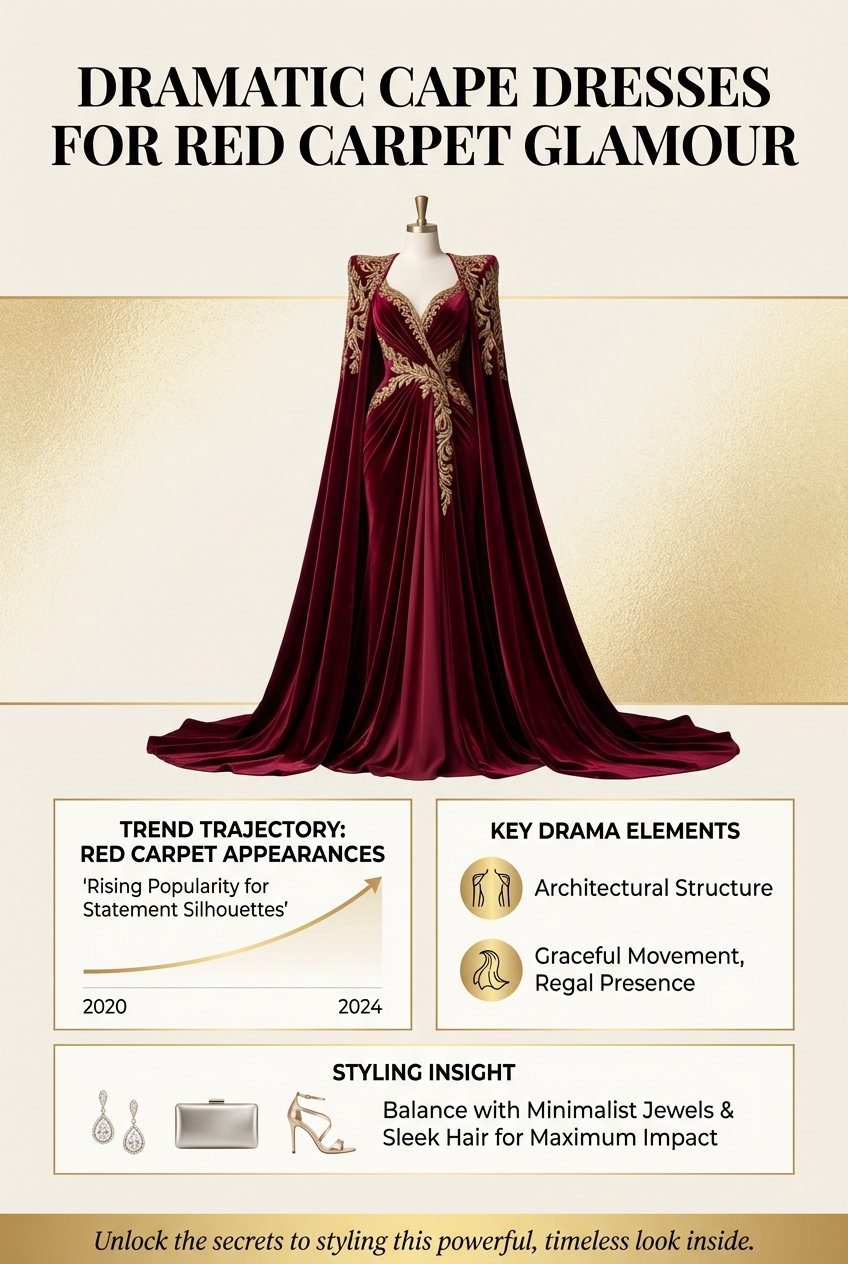 Dramatic Cape Dresses For Red Carpet Glamour - photo 3