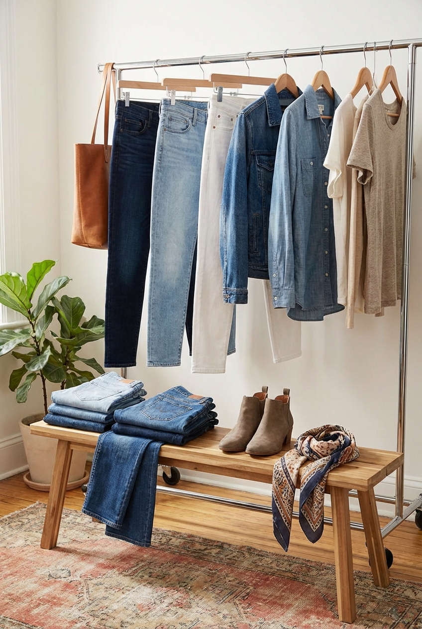 The Role Of Denim In A Year Round Capsule Wardrobe
