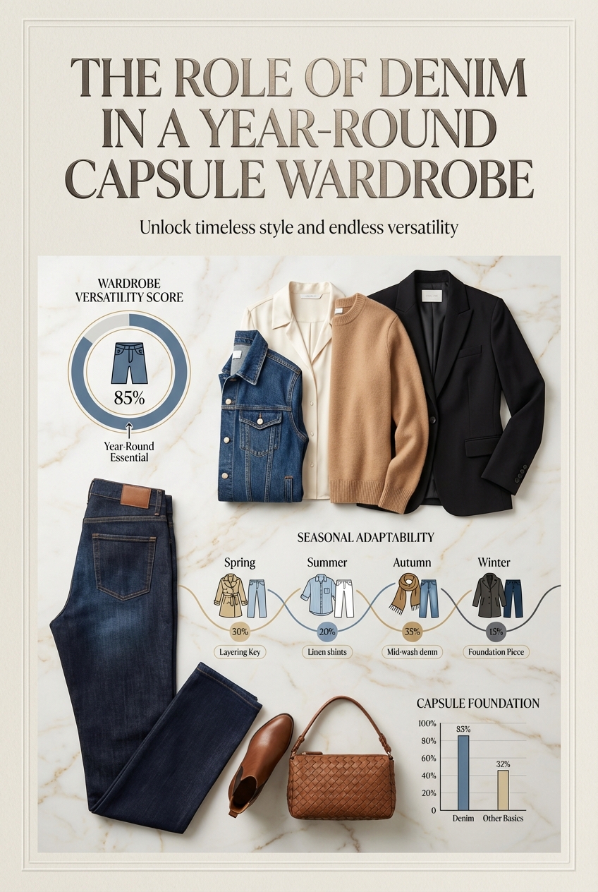 The Role Of Denim In A Year Round Capsule Wardrobe - photo 3