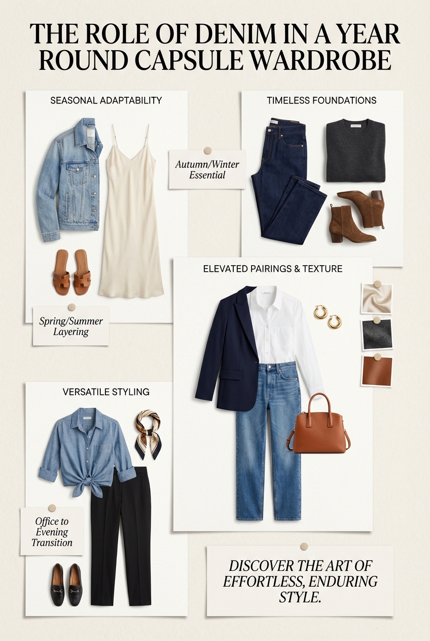 The Role Of Denim In A Year Round Capsule Wardrobe - photo 4