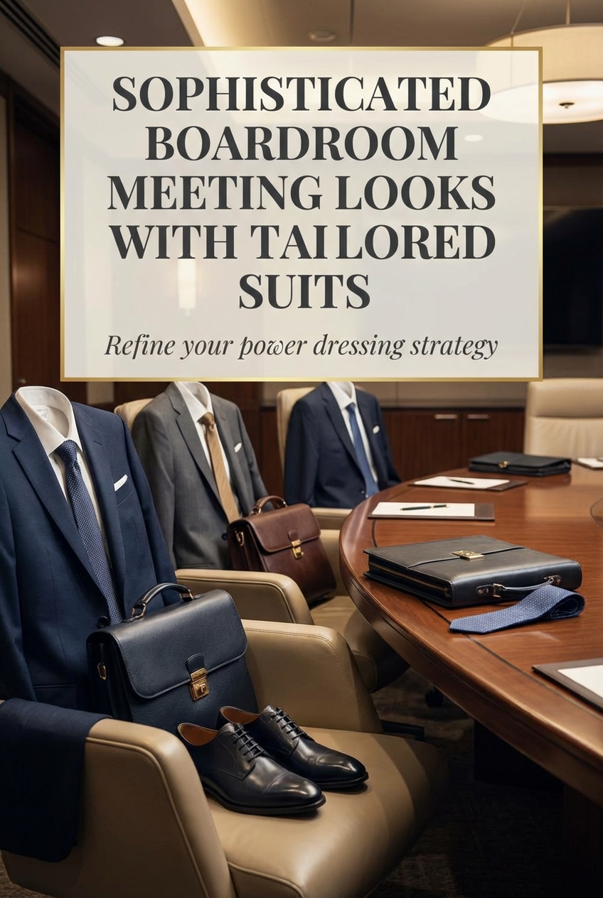 Sophisticated Boardroom Meeting Looks With Tailored Suits - photo 2