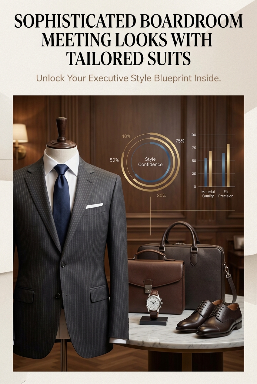 Sophisticated Boardroom Meeting Looks With Tailored Suits - photo 3