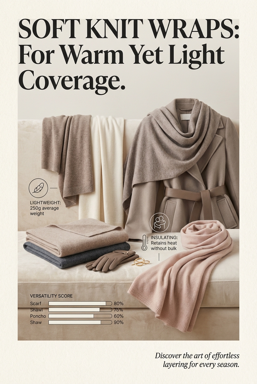 Soft Knit Wraps For Warm Yet Light Coverage - photo 3