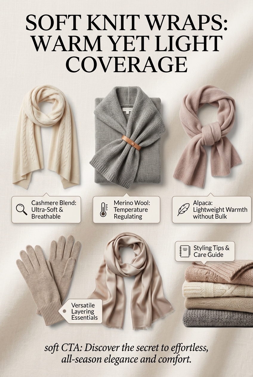 Soft Knit Wraps For Warm Yet Light Coverage - photo 4