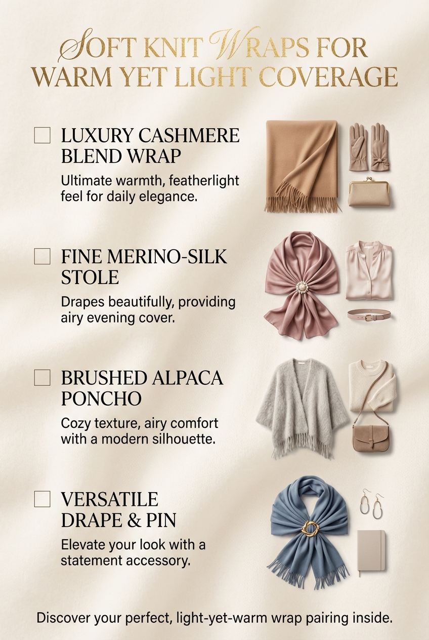 Soft Knit Wraps For Warm Yet Light Coverage - photo 5
