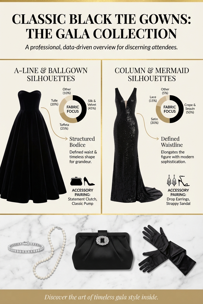 Classic Black Tie Gowns For Gala Events - photo 3