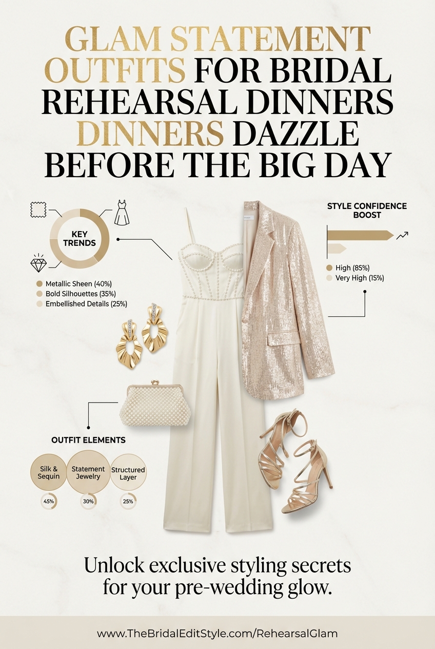 Glam Statement Outfits For Bridal Rehearsal Dinners Dazzle Before The Big Day - photo 3