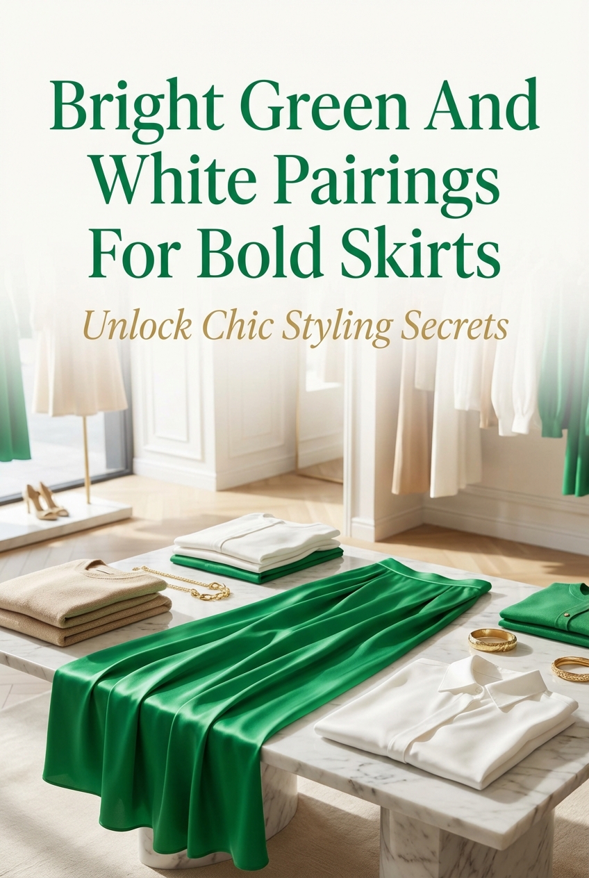 Bright Green And White Pairings For Bold Skirts - photo 2