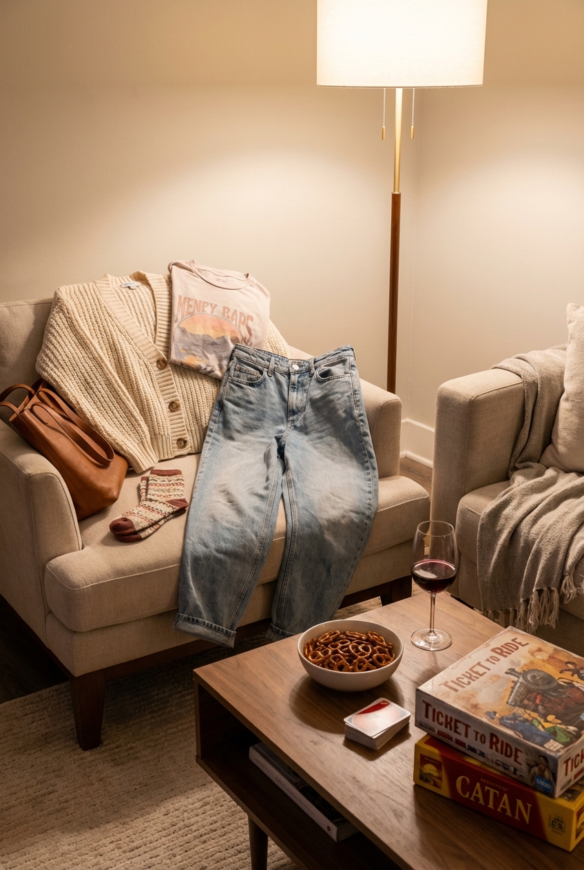 Casual Game Night Looks With Relaxed Fits Effortlessly Stylish For An Evening Of Fun
