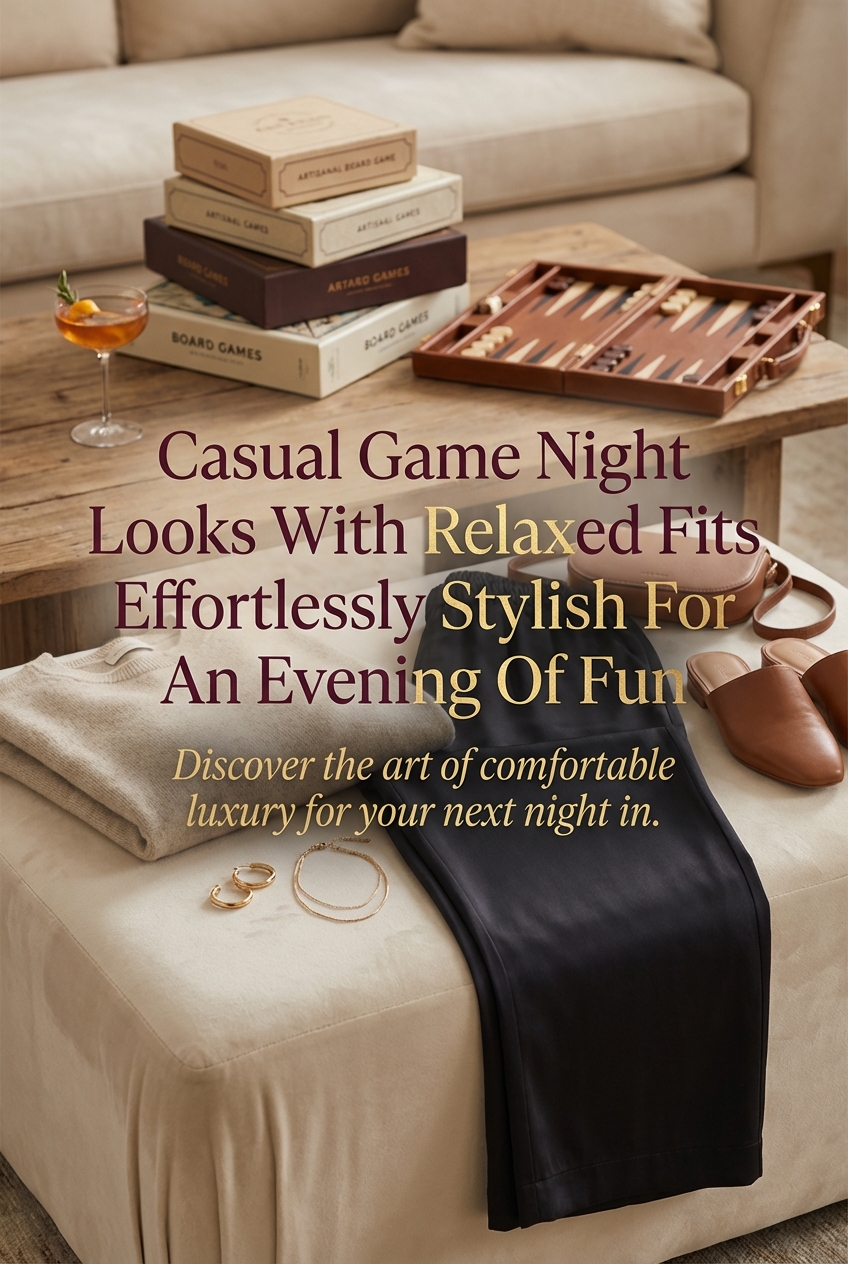 Casual Game Night Looks With Relaxed Fits Effortlessly Stylish For An Evening Of Fun - photo 2