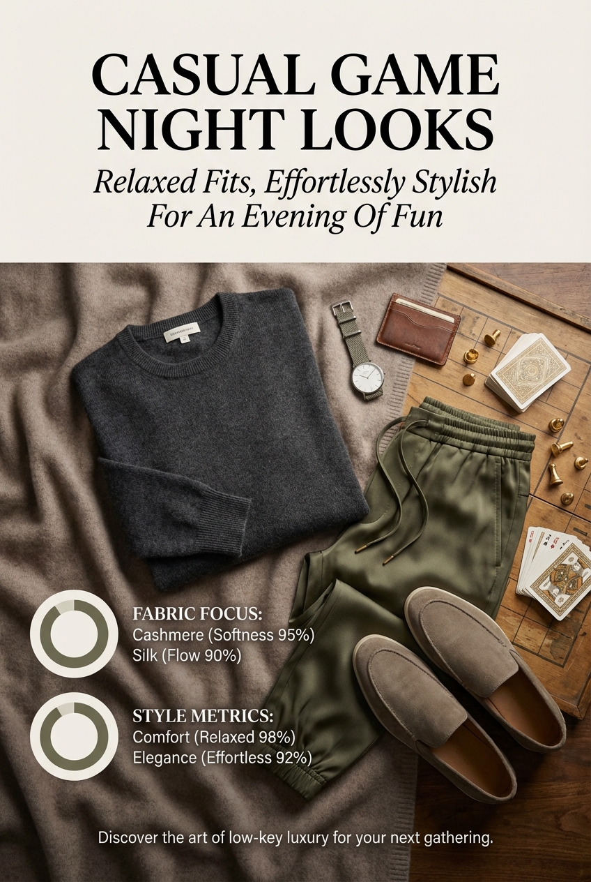 Casual Game Night Looks With Relaxed Fits Effortlessly Stylish For An Evening Of Fun - photo 3