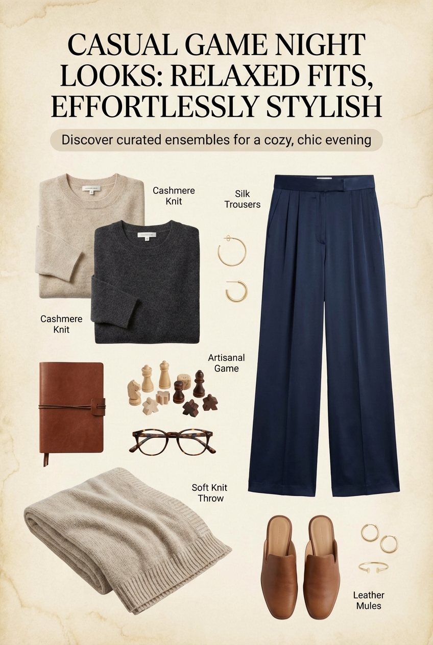 Casual Game Night Looks With Relaxed Fits Effortlessly Stylish For An Evening Of Fun - photo 4