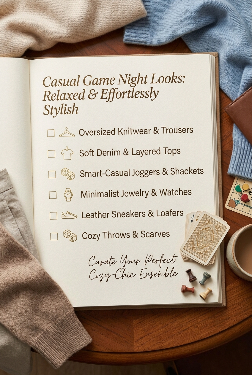 Casual Game Night Looks With Relaxed Fits Effortlessly Stylish For An Evening Of Fun - photo 5