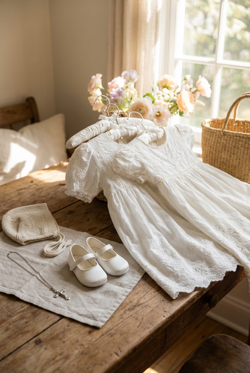 Elegant White Dresses For Baptisms And Christenings