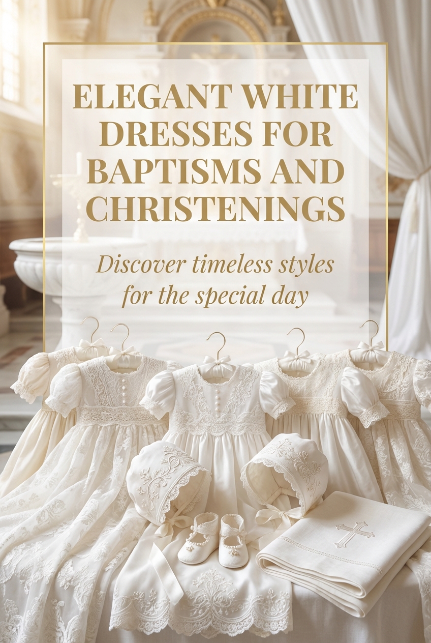 Elegant White Dresses For Baptisms And Christenings - photo 2