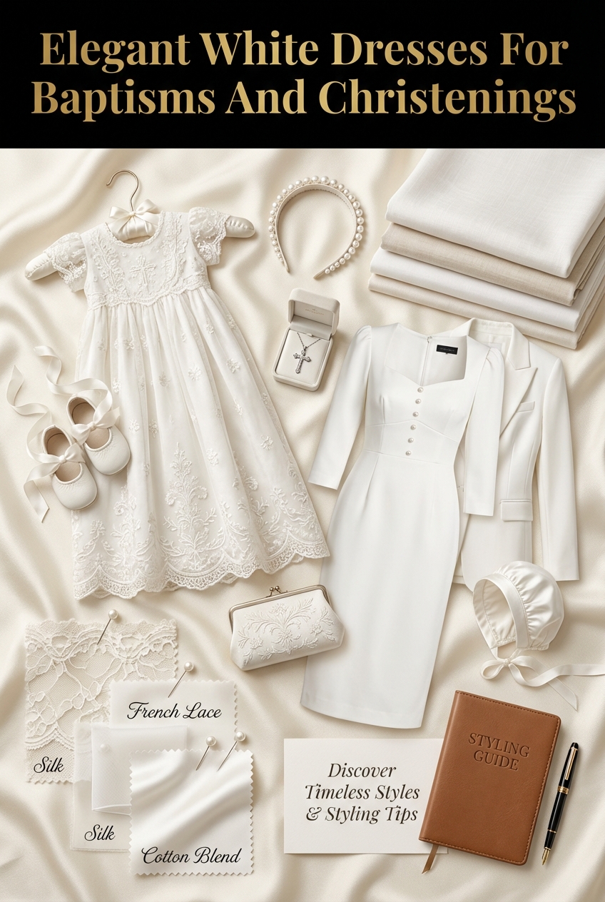 Elegant White Dresses For Baptisms And Christenings - photo 4