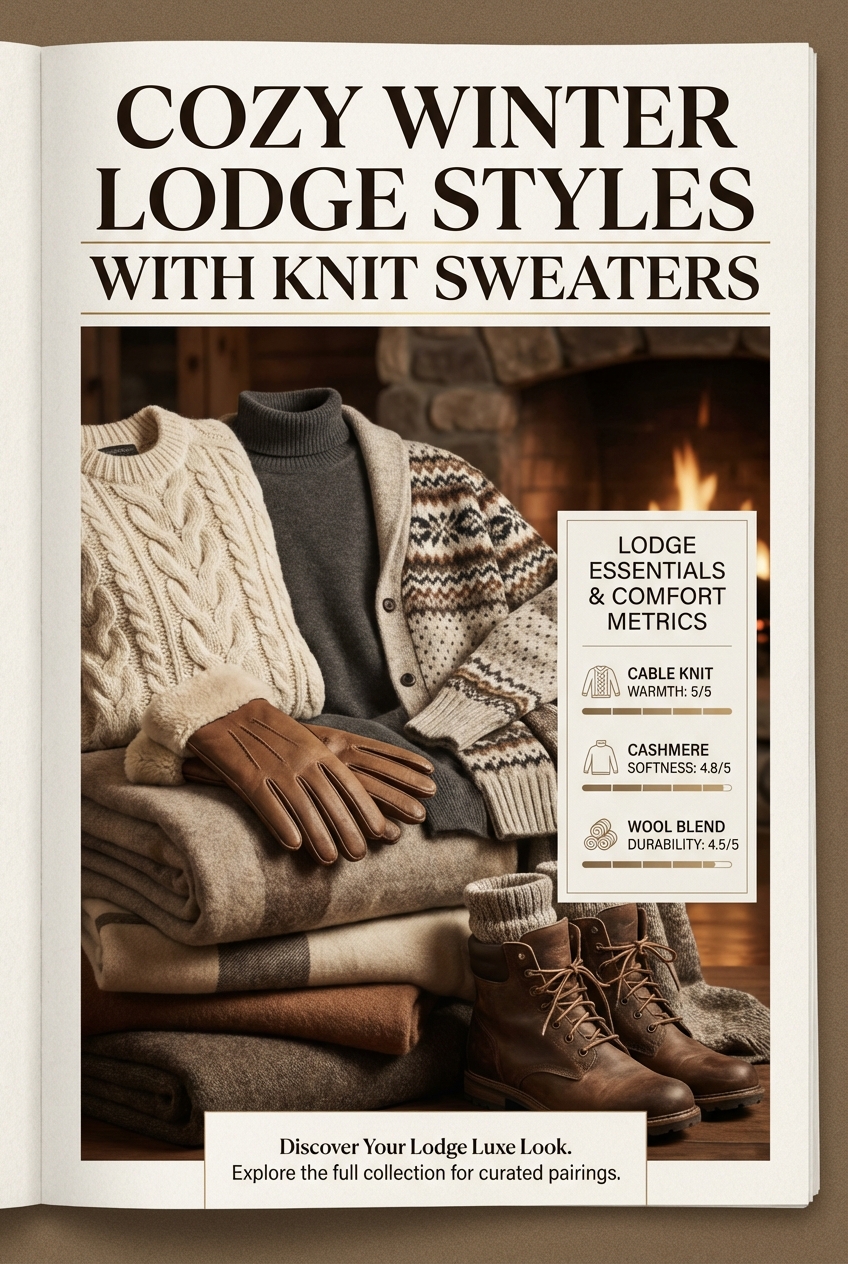 Cozy Winter Lodge Styles With Knit Sweaters - photo 3