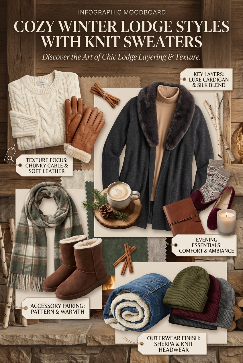 Cozy Winter Lodge Styles With Knit Sweaters - photo 4