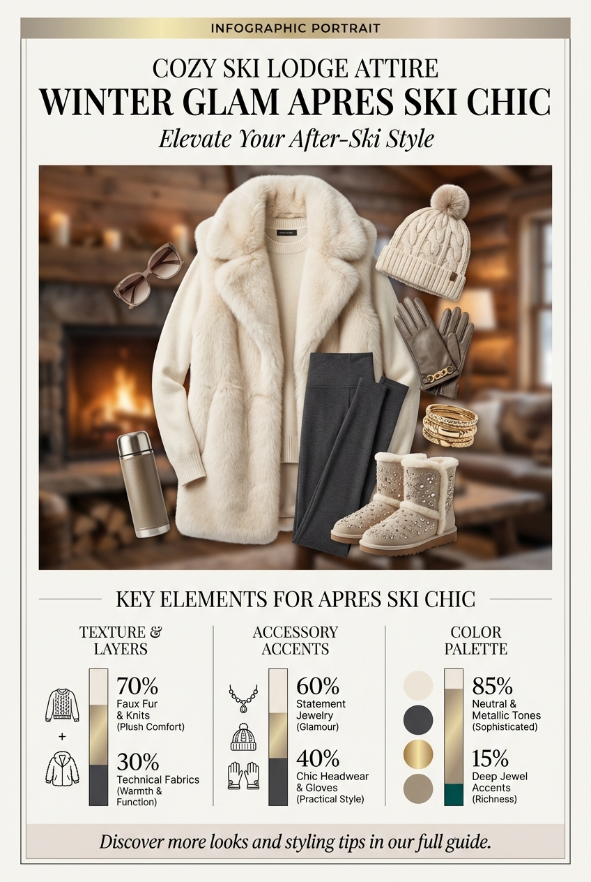 Cozy Ski Lodge Attire With Faux Fur Vests Winter Glam For Apres Ski Chic - photo 3