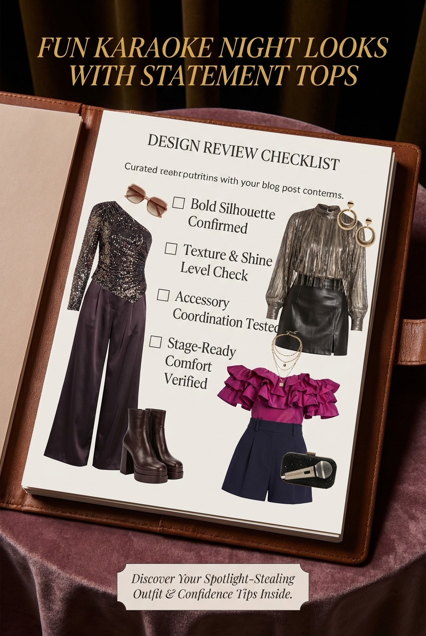 Fun Karaoke Night Looks With Statement Tops - photo 5