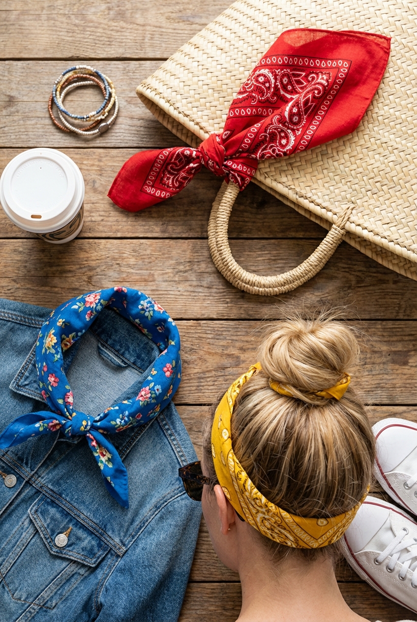 Creative Ways To Wear Bandanas As Accessories