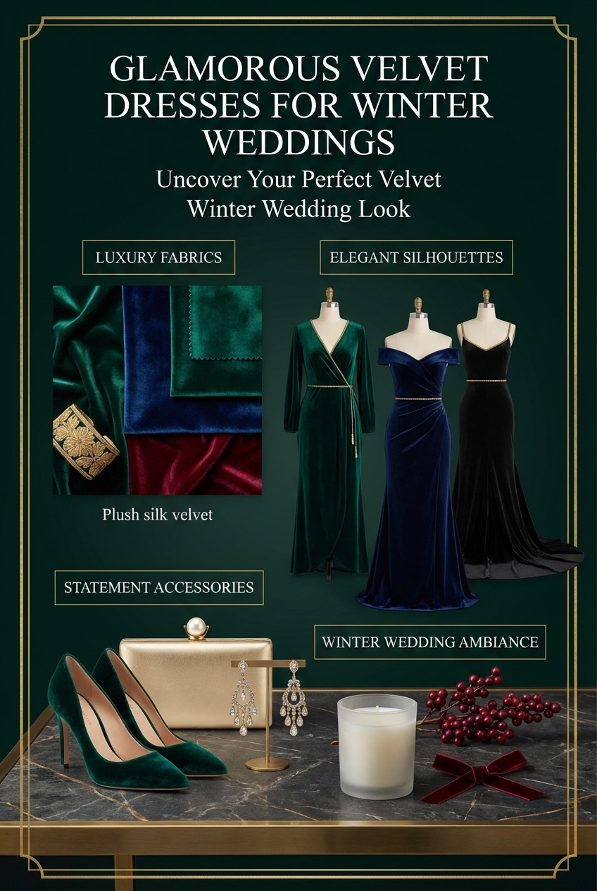 Glamorous Velvet Dresses For Winter Weddings - photo 4