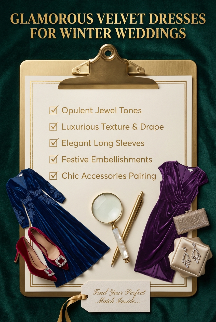 Glamorous Velvet Dresses For Winter Weddings - photo 5
