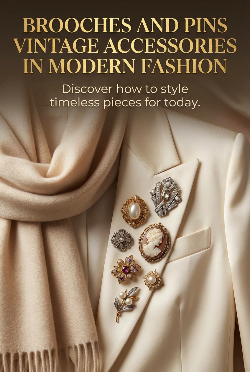 Brooches And Pins Vintage Accessories In Modern Fashion - photo 2