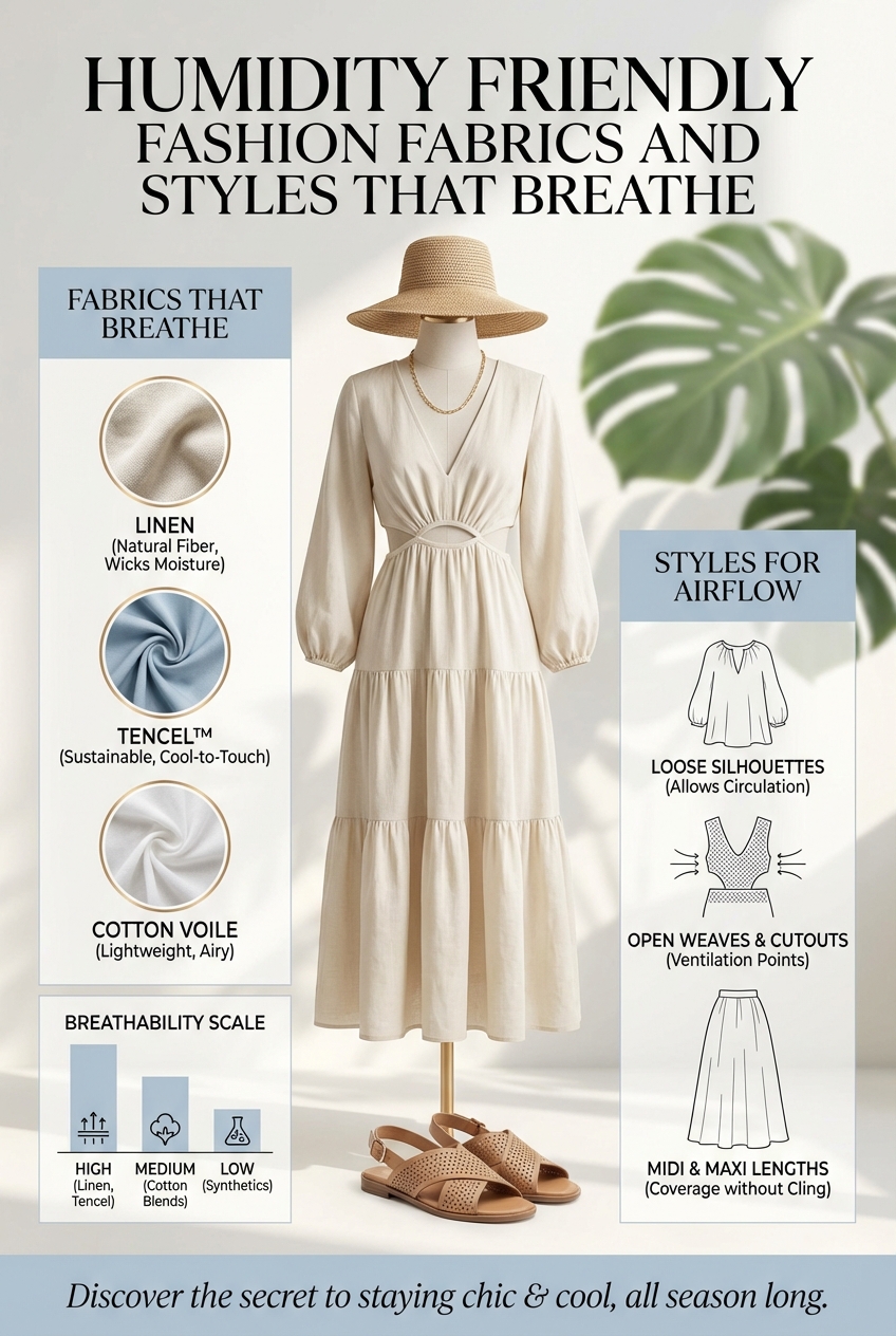 Humidity Friendly Fashion Fabrics And Styles That Breathe - photo 3
