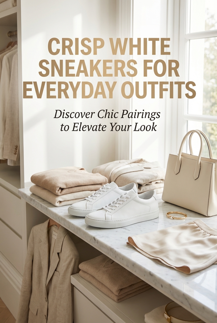 Crisp White Sneakers For Everyday Outfits - photo 2