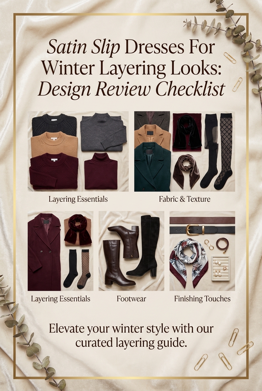 Satin Slip Dresses For Winter Layering Looks - photo 5