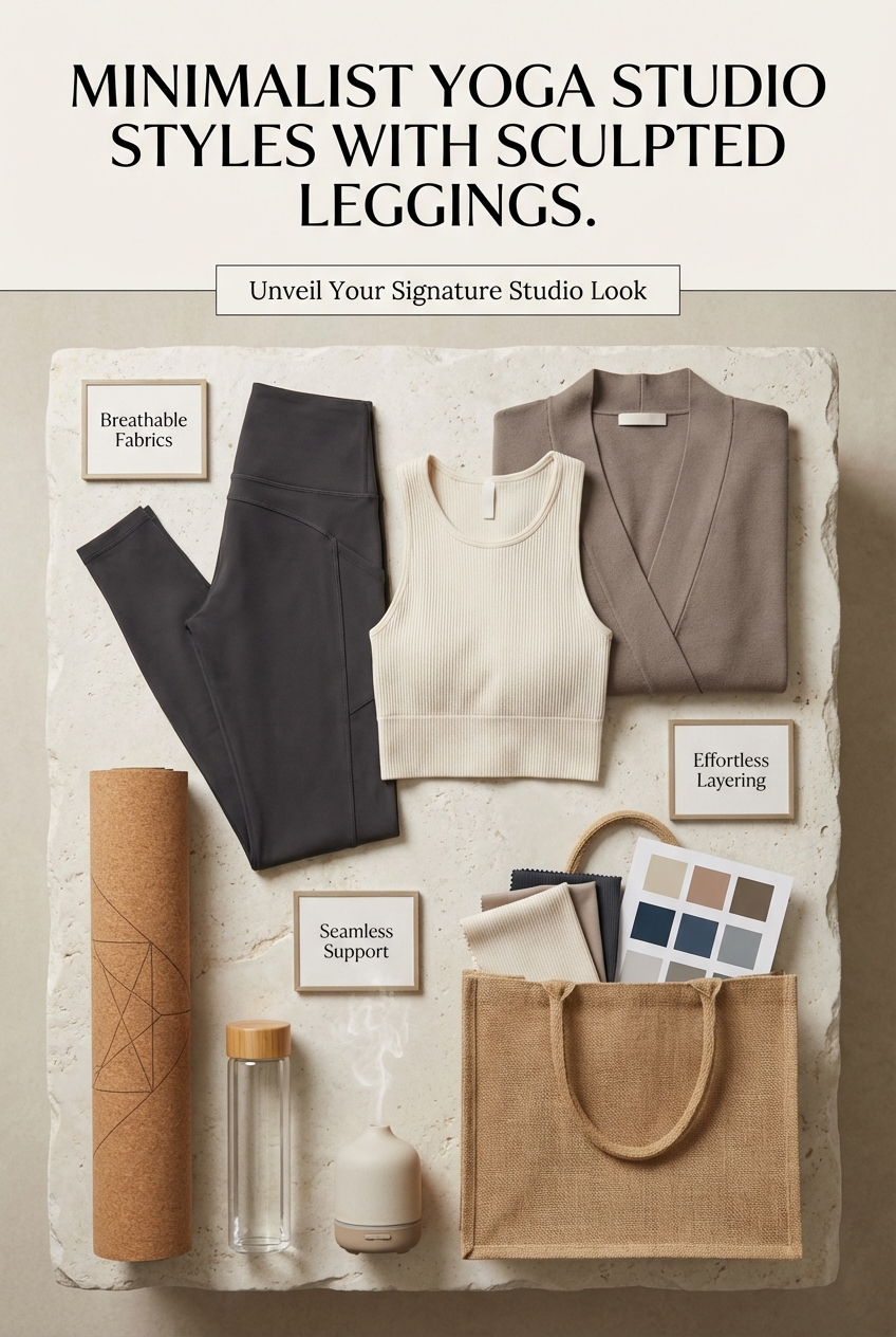 Minimalist Yoga Studio Styles With Sculpted Leggings - photo 4
