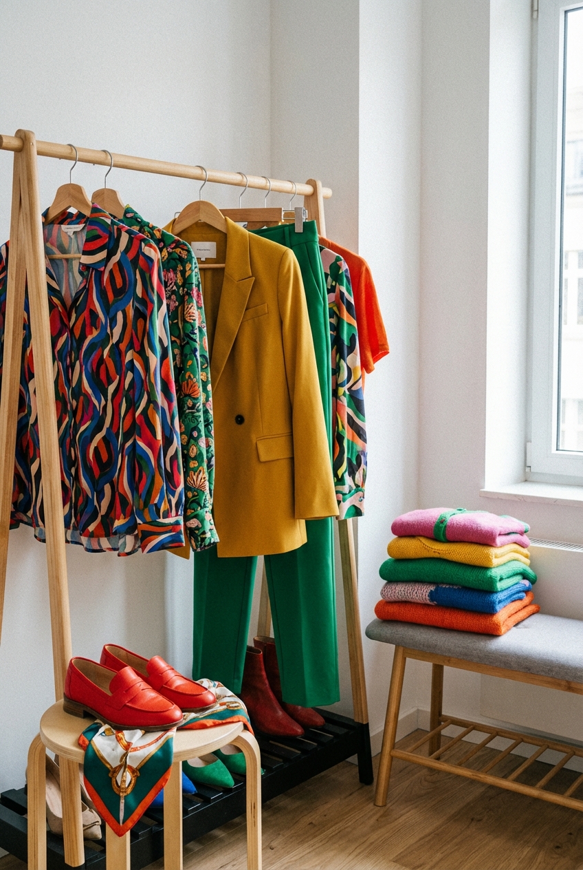 Capsule Wardrobe For Bold And Colorful Style Lovers