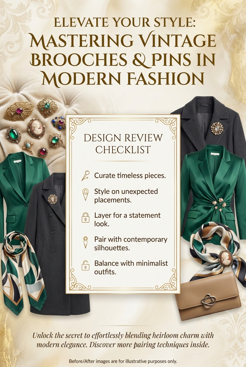 Brooches And Pins Vintage Accessories In Modern Fashion - photo 5
