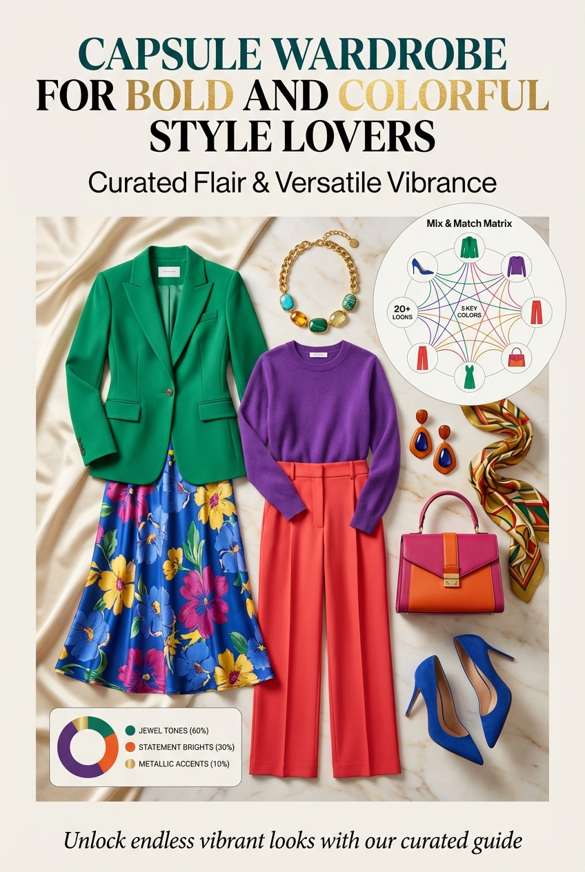 Capsule Wardrobe For Bold And Colorful Style Lovers - photo 3