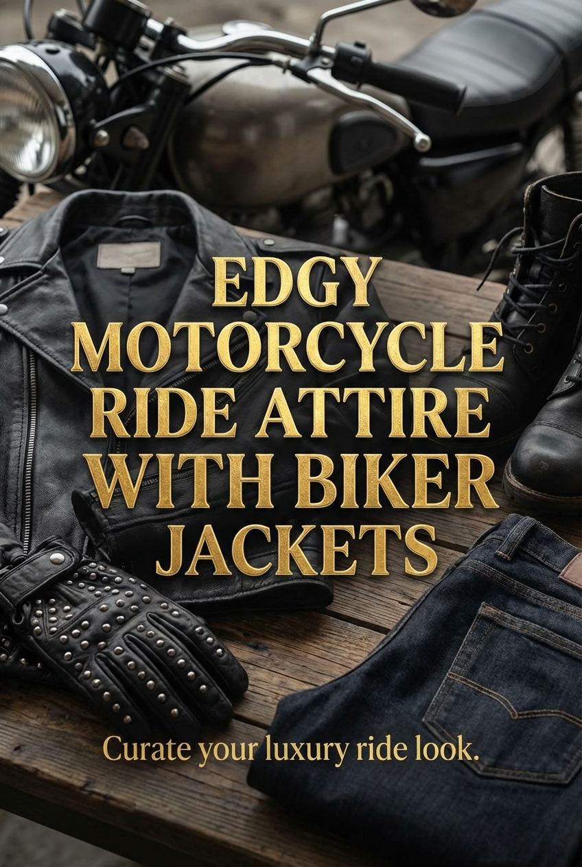 Edgy Motorcycle Ride Attire With Biker Jackets - photo 2