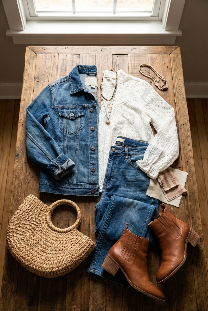 Lace and Denim Tops: How to Style Them for Casual Days