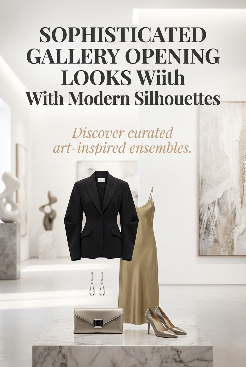 Sophisticated Gallery Opening Looks With Modern Silhouettes Dressing For Art And Elegance - photo 2